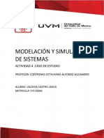Modelación Y Simulación de Sistemas: Actividad 4. Caso de Estudio