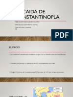La Caida de Constantinopla: Carlos Antonio Guzman Ocampo Ever de Jesus Altamirano Gomez Cesar Ali Romero Guardado 4-B