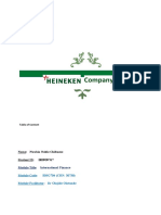 Heineken Company Financial Analysis