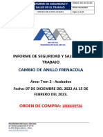 Cambio de Anillo de Frenacola - Febrero