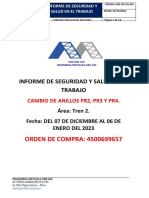 CAMBIO DE ANILLOS PR2 PR3 Y PR4 Enero