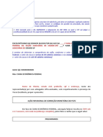 Excelentíssimo (A) Senhor (A) Doutor (A) Juiz Da - º Vara Federal Cidade-Uf