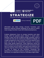 Strategize: Advancing The Sdgs Through Innovative Policy