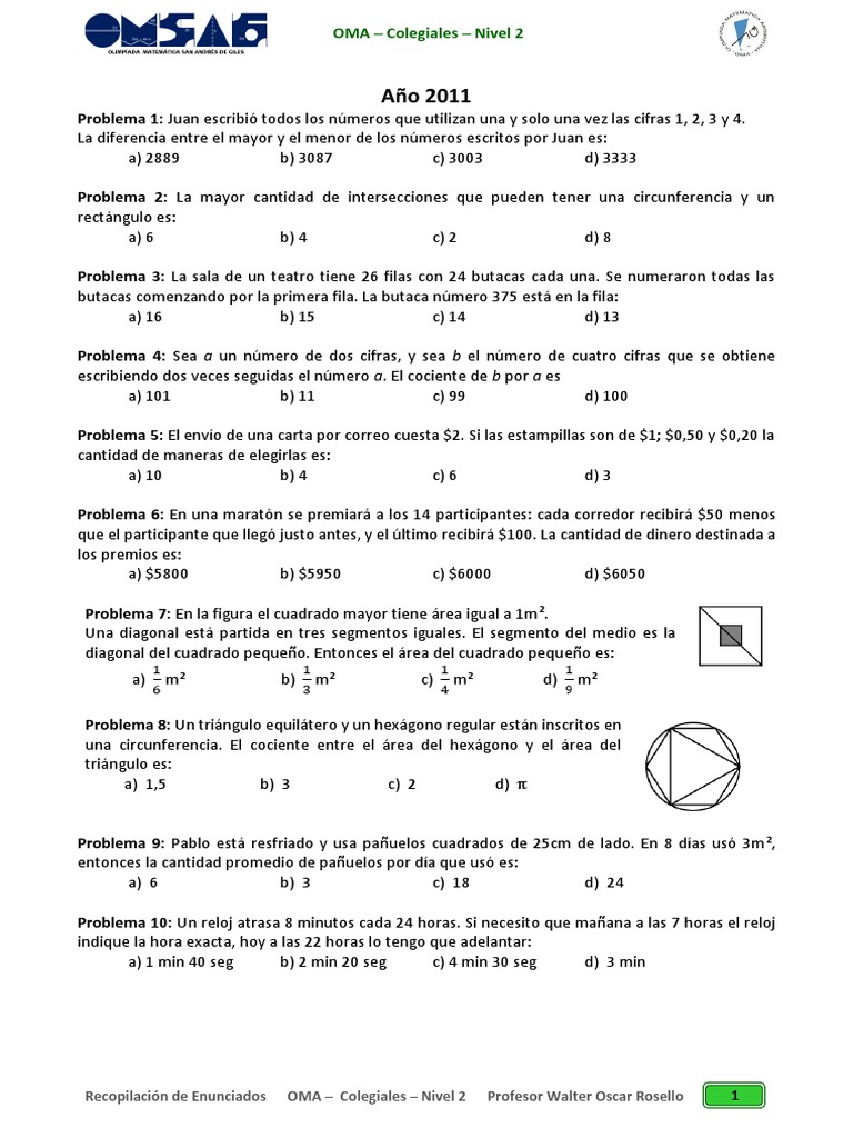 OMA - Colegiales - Nivel 2 | PDF