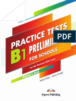 Practice Tests B1 Preliminary For Schools Is A Collection of Ten