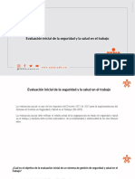 Evaluación Inicial de La Seguridad y La Salud en El Trabajo