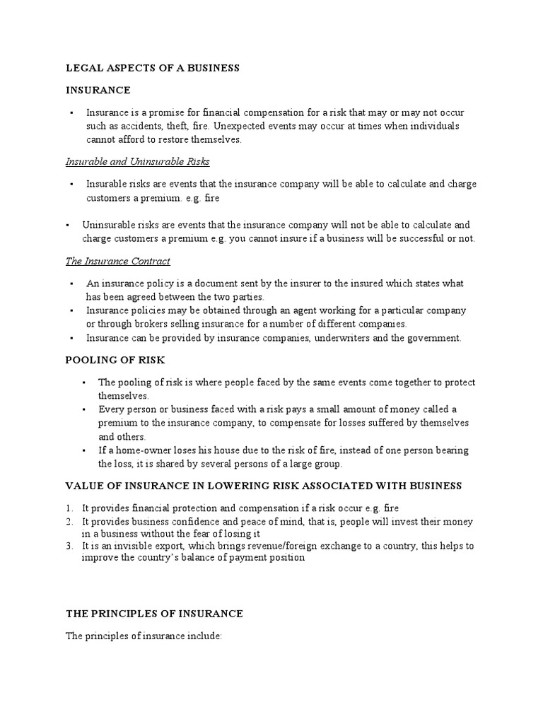 Understanding Business Insurance Essentials | PDF