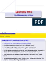 Linux Host Management Lecture