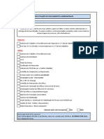 Documentos admissionais para processo seletivo