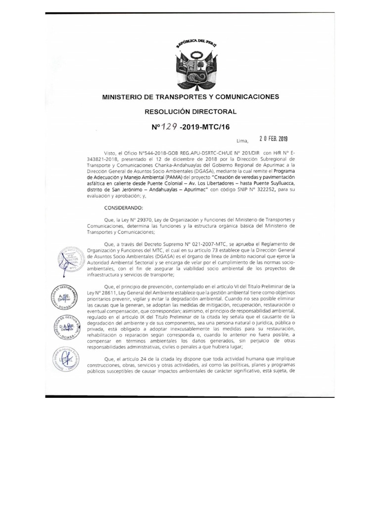 RD 129 2019 MTC 16 | PDF