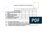 Escala de Apreciación de Evaluación de Ficha Informativa: Criterio 0 1 2 3