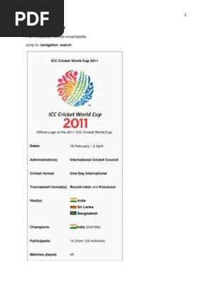 2011 Cricket World Cup