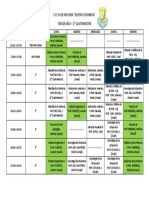 Tercer Año Primer Cuatrimestre Horario