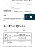 Cable: Torque Specifications