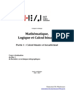 Partie 1 - Calcul Binaire Et Hexadécimal (Solution Des Exos)