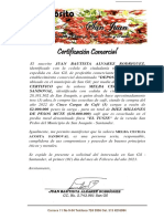 Certificado Cafe Dumar