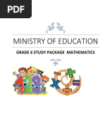 Ministry of Education: Grade 6 Study Package Mathematics