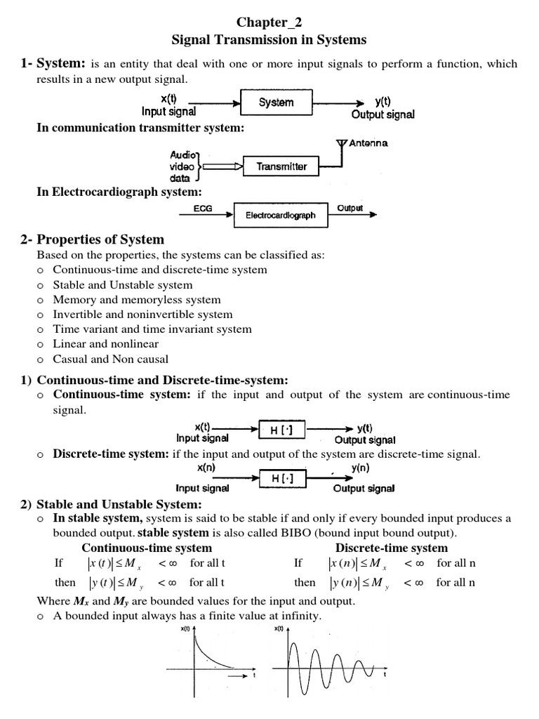 Signal Transmission Systems | PDF | Algorithms | Mathematics