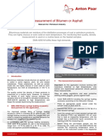 Density Measurement of Bitumen or Asphalt Using DMA 4200 M