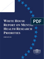 White House Report On Mental Health Research Priorities