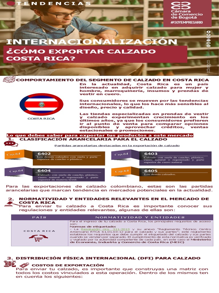 Requisitos para Exportar Calzado a CR | PDF | El comercio internacional ...