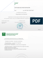 Certificado de Participación: Jorge Labao Ocon Con NIF/NIE 52587568T