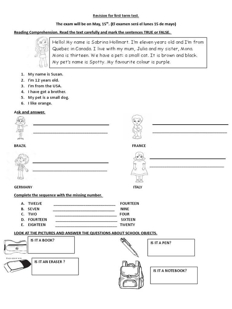 revision-for-first-term-test-4th-grade-pdf-language-arts-discipline