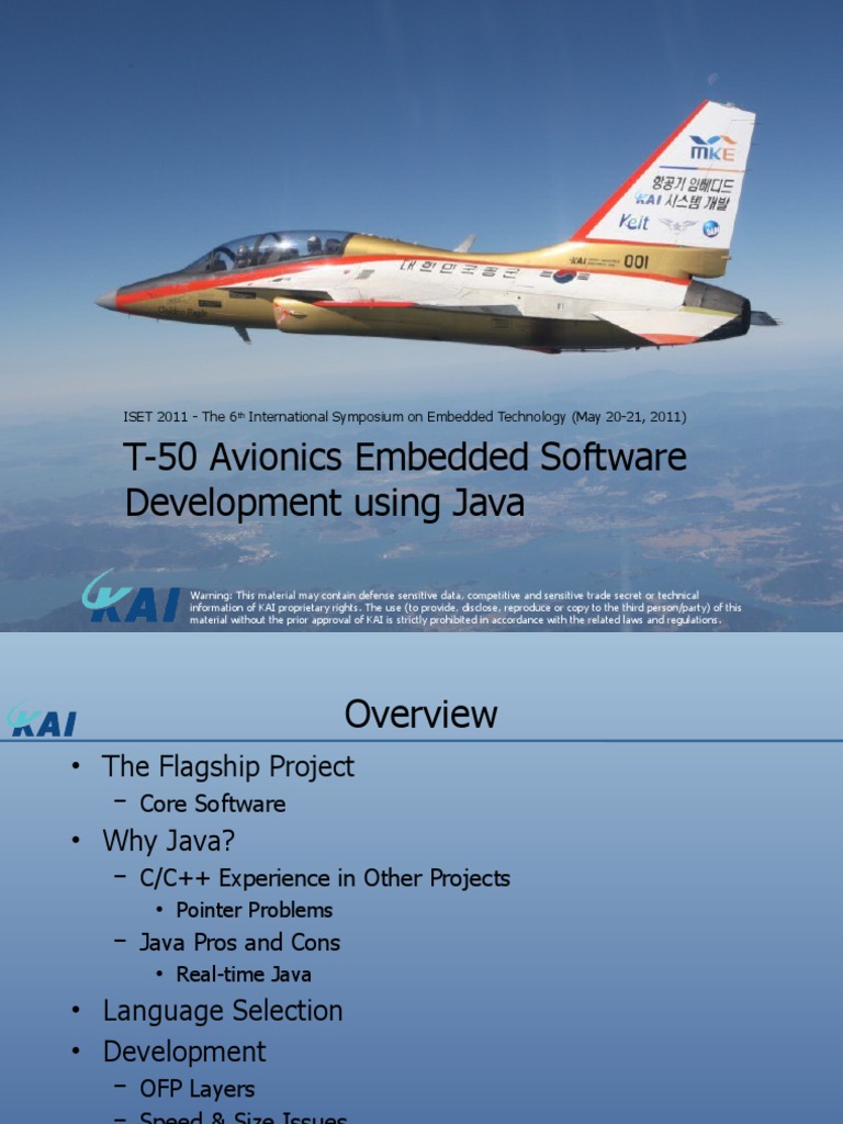 T-50 Avionics Embedded Software Development Using Java | PDF | Java ...