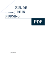 Procesul de Ingrijire in Nursing