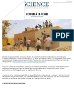 Brique Terre Au Burkina Faso