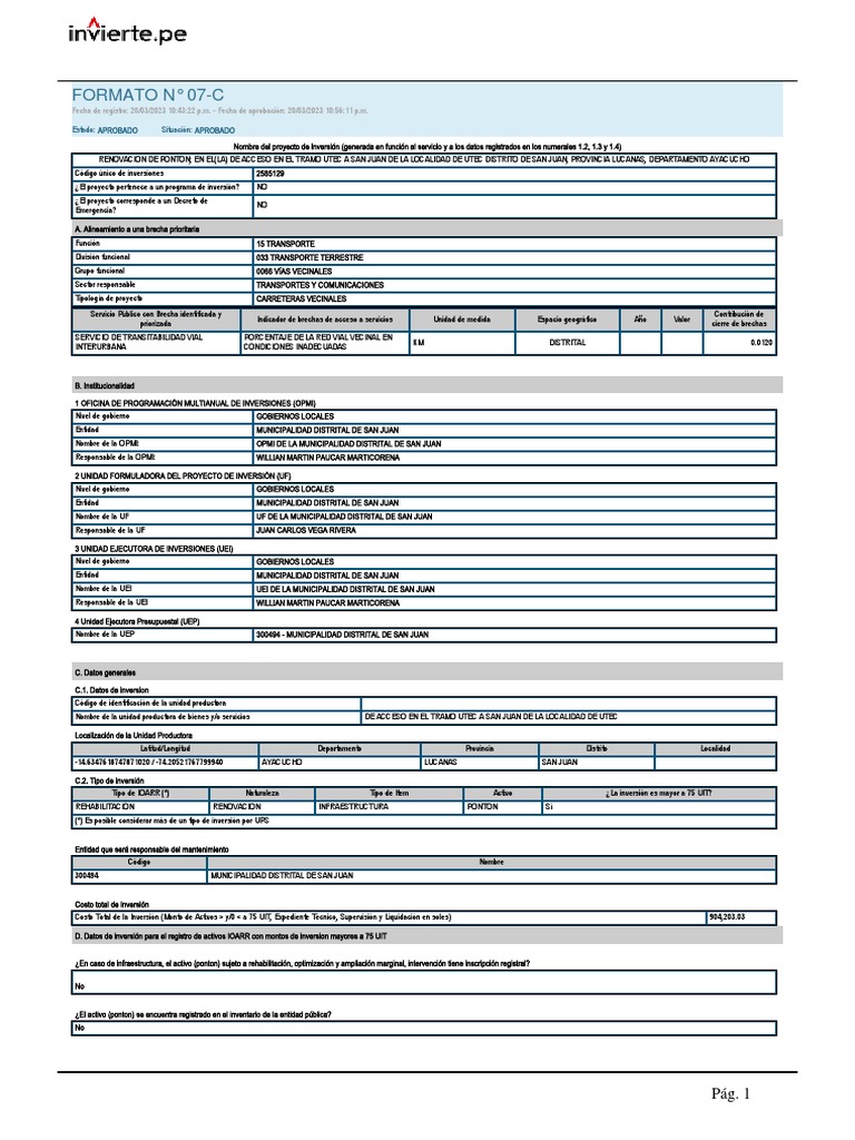 Formato 7C Utec | PDF