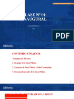 Clase #01. Salud Pública - Conceptos Grales 2023-1-1