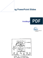 Making Powerpoint Slides: Avoiding The Pitfalls