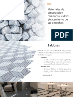 Materiales de Construcción Cerámicos J Vidrios y Tratamiento de Desechos