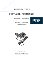 manuel ponce - postludio