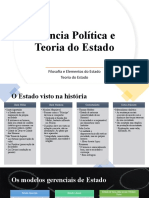 Aula 5 Política, Estado e Democracia (Tipos de Estado)