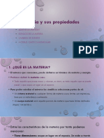 Tema 2 La Materia y Sus Propiedades