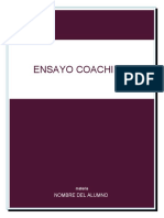 Ensayo Coaching