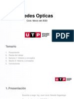 Redes Opticas: Ciclo: Marzo Del 2023