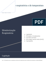 Monitorização respiratória e de temperatura