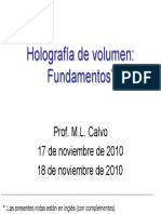 Holografía de Volumen Fundamento