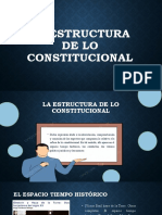 La estructura de lo constitucional: espacio, tiempo, conductas, valores y normas