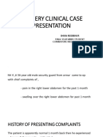 Right Iliac Fossa Mass in 56-Year-Old Male