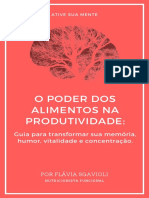 O Poder Dos Alimentos Na Produtividade:: Guia para Transformar Sua Memória, Humor, Vitalidade e Concentração