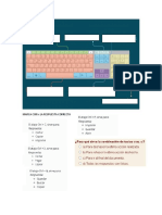 EVALUACION DE INFORMATICA GRADO SEXTO EL TECLADO Y COMBIANCINES DE TECALAS