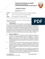 Opinión Legal # - Designación de Secretaria Técnica de Coprosec