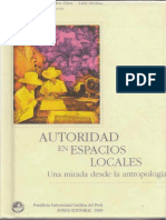 Autoridad: Espacios Locales