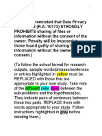 Research Proposal Recommended Format