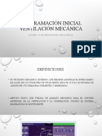 Programación Inicial Ventilación Mecánica: R1Meec José Hernández Netzahual
