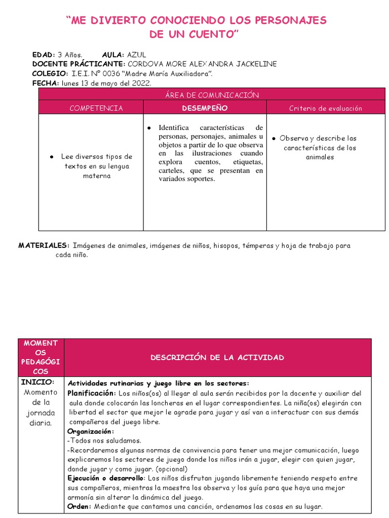 Actividades de Cuentos para Niños de 3 Años | PDF | Ficción general